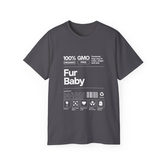 Non GMO Fur Baby Darker Colors Oversized Graphic Tee and Plus Size Graphic Tees
