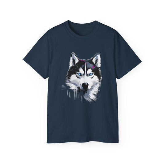 "Fashionable plus size graphic tee with a bold statement print, ideal for a standout casual outfit."